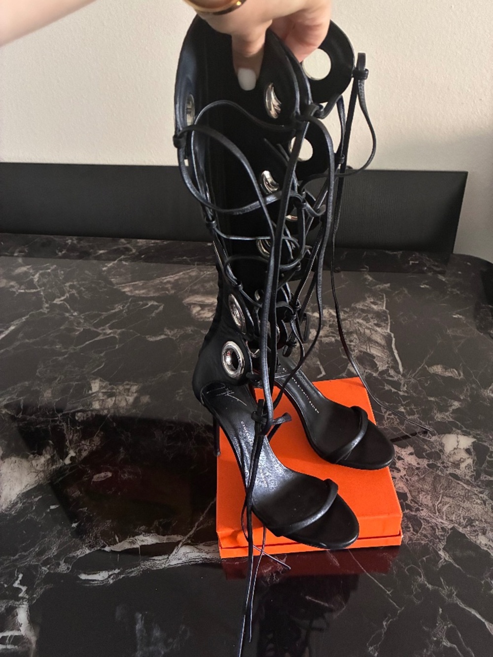 Giuseppe Zanotti gladiator sandals